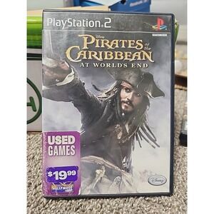 Disney Pirates Of The Caribbean At World's End PS2 Tested, Playable